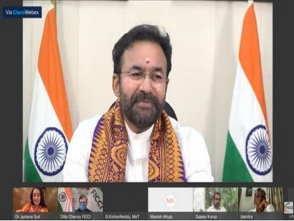 G Kishan Reddy addressing the 2nd FICCI Travel, Tourism and Hospitality e-Conclave