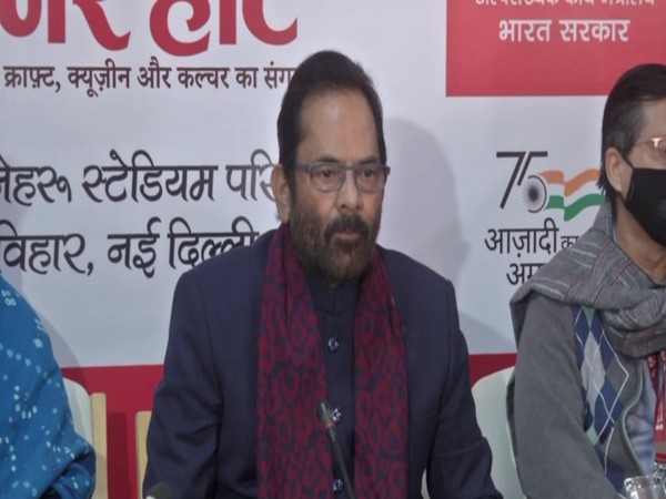 Union Cabinet Minister of Minority Affairs Mukhtar Abbas Naqvi (Photo:ANI)