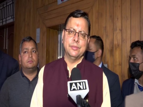 Uttarakhand Chief Minister Pushkar Singh Dhami (Photo:ANI)