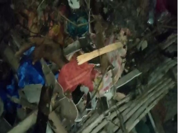 Visuals from the accident site in East Godavari district. Photo/ANI