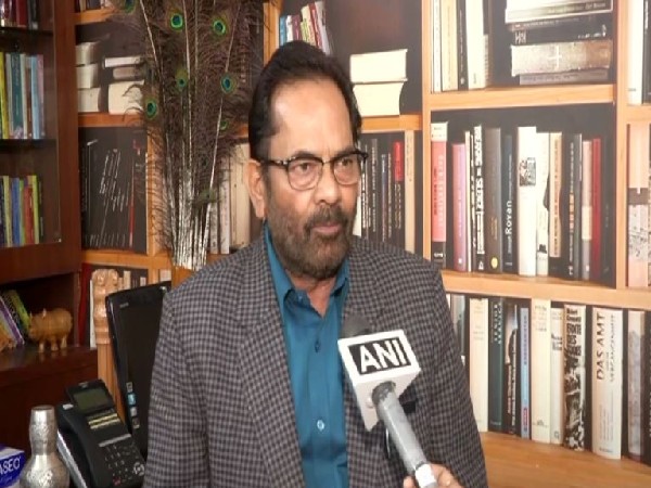 Union Minister of Minority Affairs Mukhtar Abbas Naqvi (Photo/ANI)