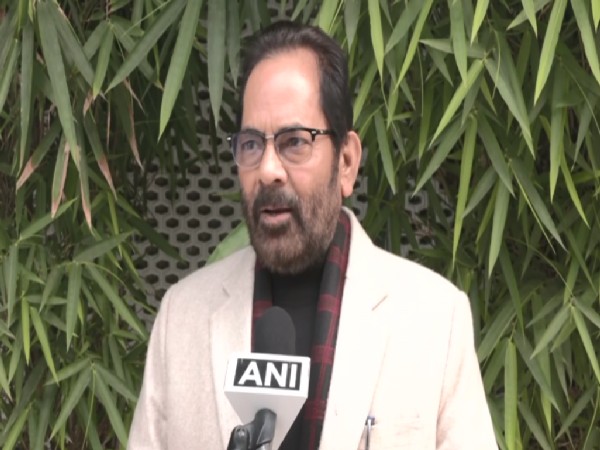 Union Minister of Minority Affairs Mukhtar Abbas Naqvi (Photo:ANI)