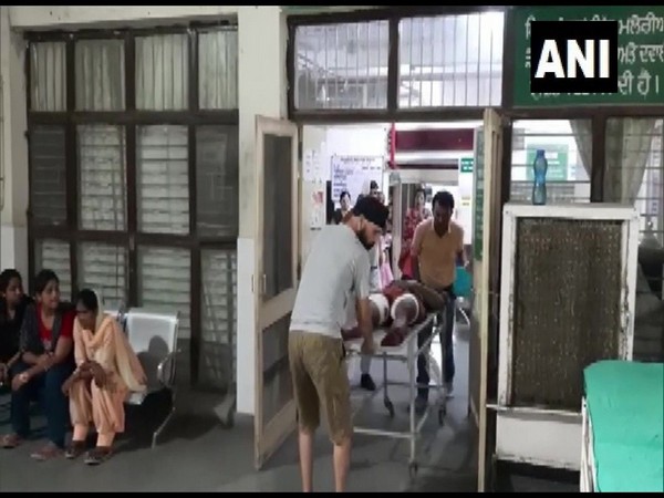 Injured youth at the hospital. (ANI/photo)