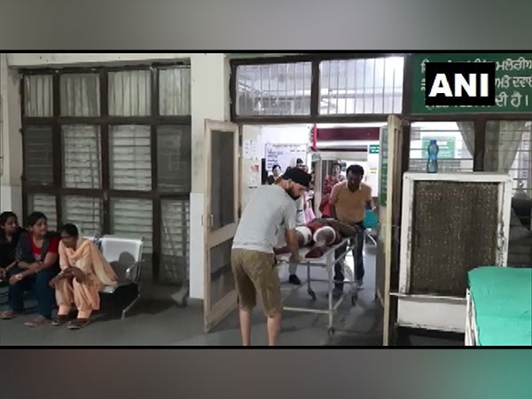 Injured youth at the hospital. (ANI/photo)