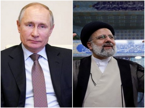 Russian President Vladimir Putin and his Iranian counterpart Ebrahim Raisi