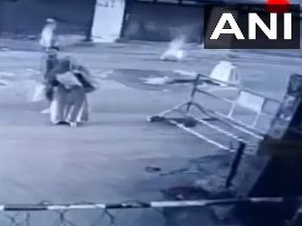 Screen grab from CCTV footage (Video source: CRPF)