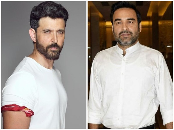 Hrithik Roshan and Pankaj Tripathi (Image courtesy: Instagram)
