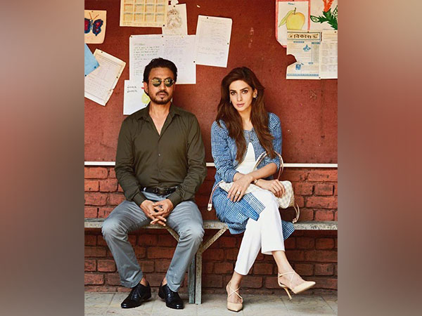 Saba Qamar and late Irrfan Khan (Image source: Twitter)