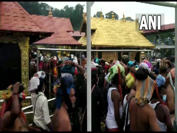 Visual from the Sabarimala Temple (Photo/ANI) 