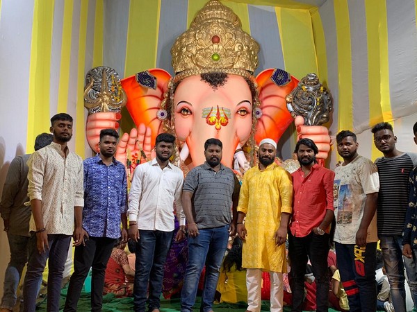 Mohammed Siddiq along with others at Hyderabad on Friday 