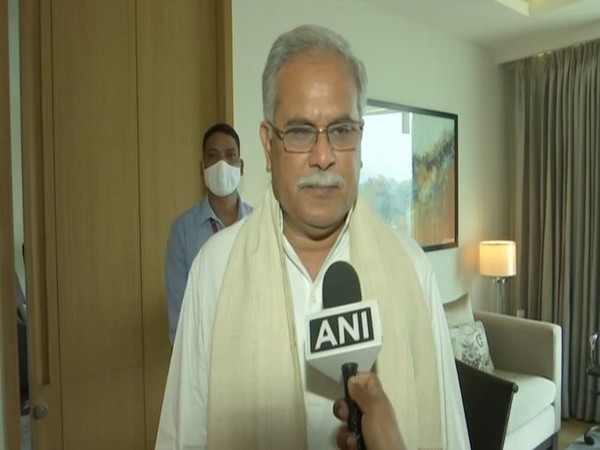 Chhattisgarh Chief Minister Bhupesh Baghel speaking to ANI on Sunday.