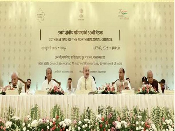 Union Home Minister Amit Shah at the 30th Northern Zonal Council meeting in Jaipur on July 9 (Photo/PIB)
