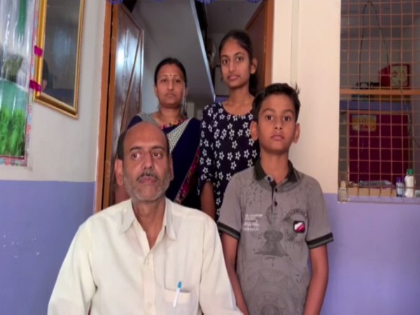 Visual of Sudhir Kumar Jain and his family (Photo/ANI) 