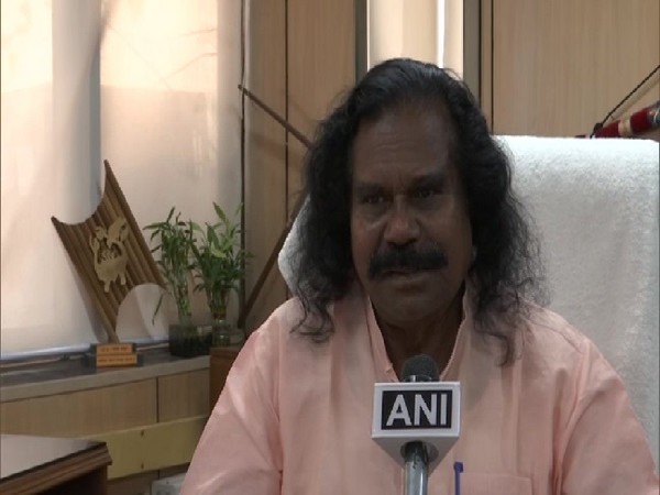 Chairman of National Commission for Scheduled Tribes Nand Kumar Sai speaking to ANI in New Delhi on Thursday. Photo/ANI