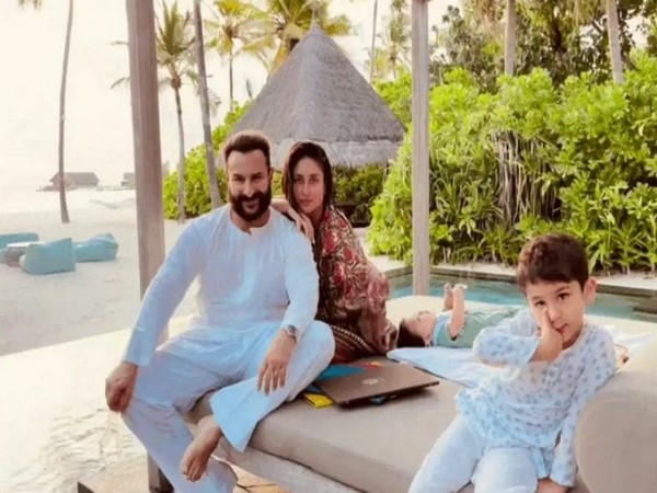 Saif and Kareena with their sons (Image source: Instagram)
