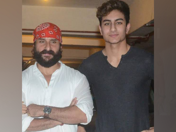 Saif Ali Khan and his Ibrahim Ali Khan (Image source: Twitter)