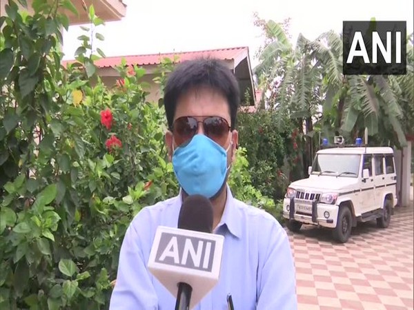 Sailen Pandey speaking to ANI in Guwahati, Assam on Wednesday.