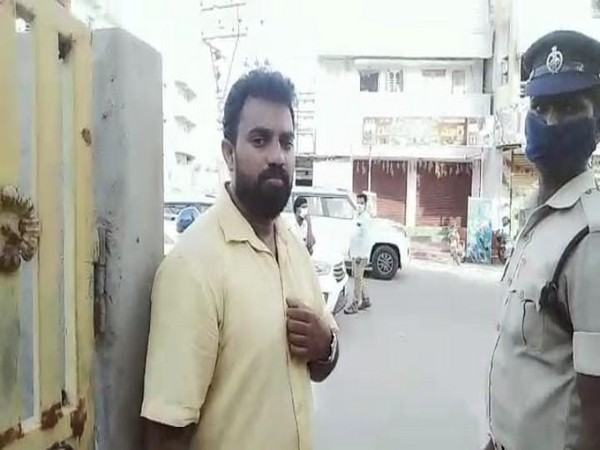 Telugu Desam Party activist Sajja Ajay. (Photo/ANI)