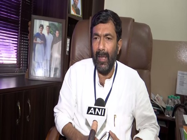 Karnataka Congress working president Saleem Ahmed speaking to ANI in Bengaluru on Wednesday. (Photo/ANI)