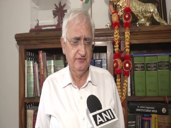 Congress leader Salman Khurshid speaking to ANI on Thursday. 