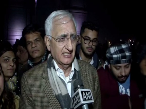Congress leader Salman Khurshid speaking to ANI on Friday. Photo/ANI