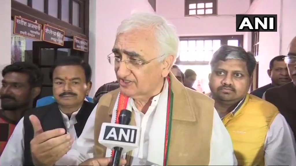 Senior Congress leader Salman Khurshid speaking to ANI on his tweet. 