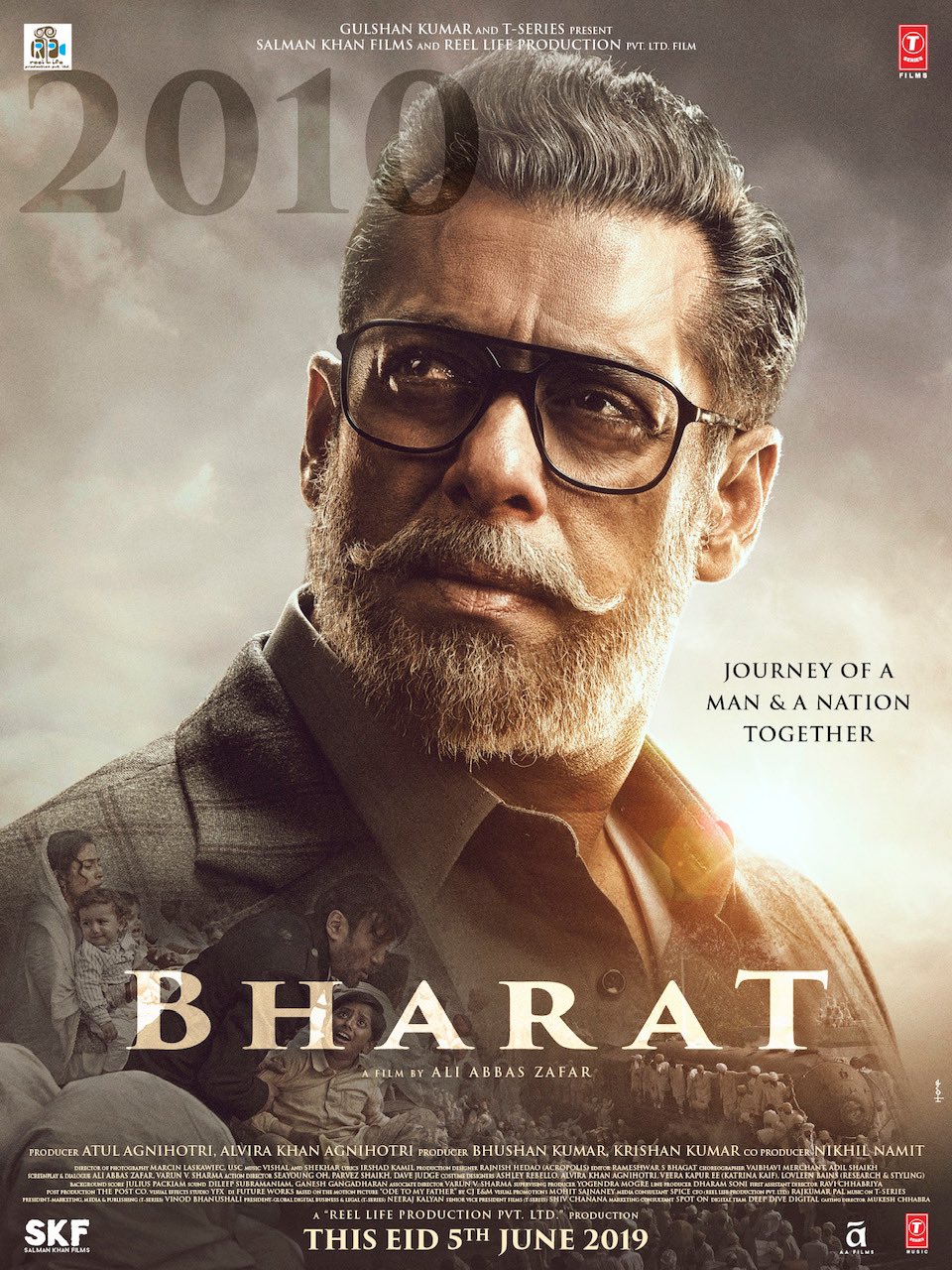 Salman Khan's first look from his upcoming film 'Bharat'