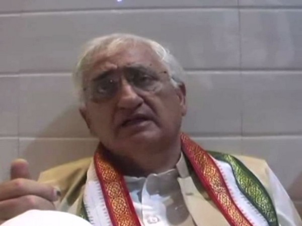 Congress leader Salman Khurshid talking to ANI at Farrukhabad on Saturday 
