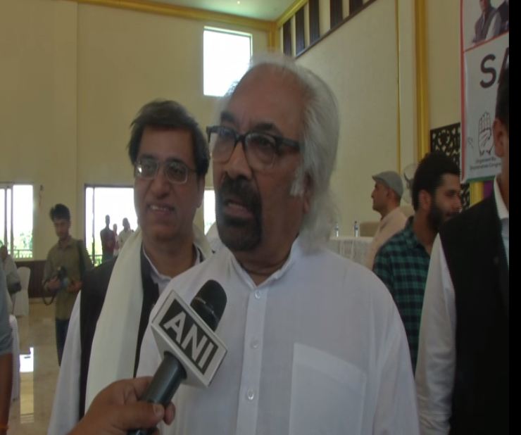 Indian Overseas Congress chief Sam Pitroda speaking to ANI