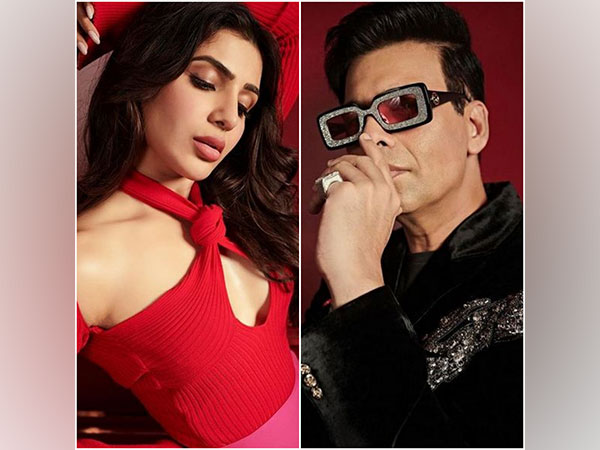 Samantha Prabhu amd Karan Johar ( Source: Instagram )