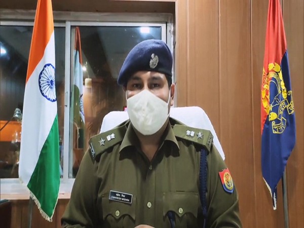 Sambhal SP Chakresh Mishra speaking to ANI on Thursday. (Photo/ANI)