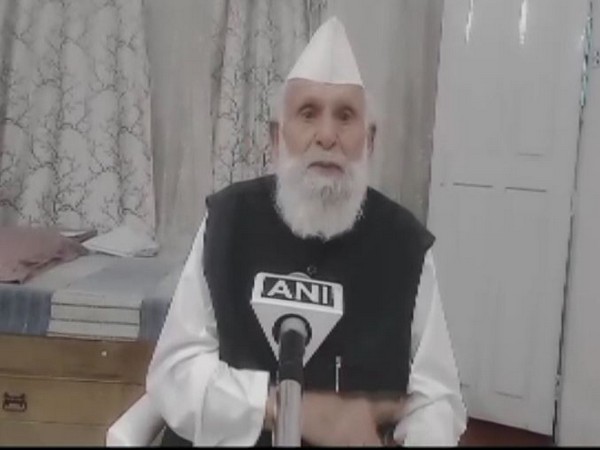 Shafiqur Rahman, Samajwadi Party MP from Sambhal speaking to ANI on Tuesday. (Photo/ANI)