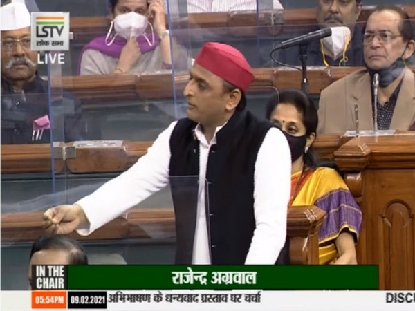 Samajwadi MP Akhilesh Yadav in Lok Sabha on Tuesday