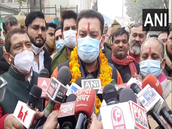 Sandeep Singh, UP MoS (Photo/ANI)