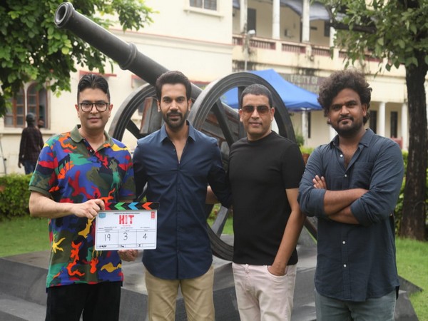 Bhushan Kumar, Rajkummar Rao, Kuldeep Rathore, Dr Sailesh Kolanu (L to R)
