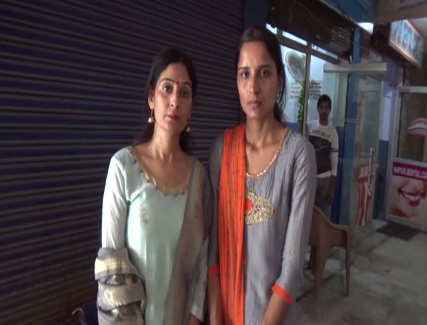 Suman and Sneha (Left to right)