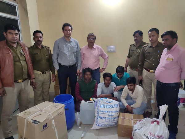 Four held in Ghaziabad, fake sanitiser unit busted. 