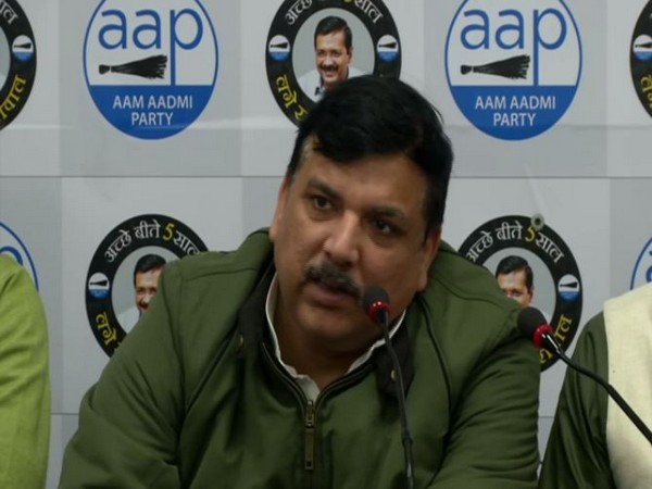 Sanjay Singh addressing a press conference in New Delhi. Photo/ANI