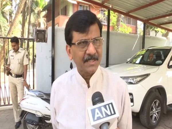 Shiv Sena spokesperson Sanjay Raut while speaking to ANI in Maharashtra on Friday. Photo/ANI