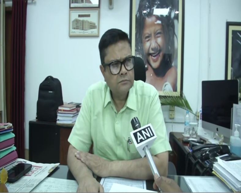 Principal Health Secretary of Bihar Sanjay Kumar speaking to ANI in Patna on Wednesday. Photo/ANI