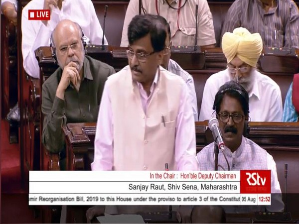 Shiv Sena MP in Rajya Sabha addressing the House.