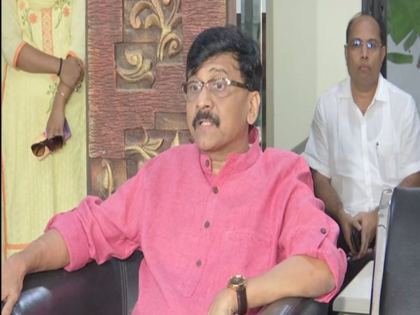 Shiv Sena leader Sanjay Raut speaks to media in Mumbai on Thursday [Photo/ANI]