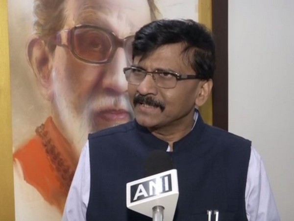 Shiv Sena spokesperson Sanjay Raut speaking to ANI in New Delhi on Wednesday. Photo/ANI