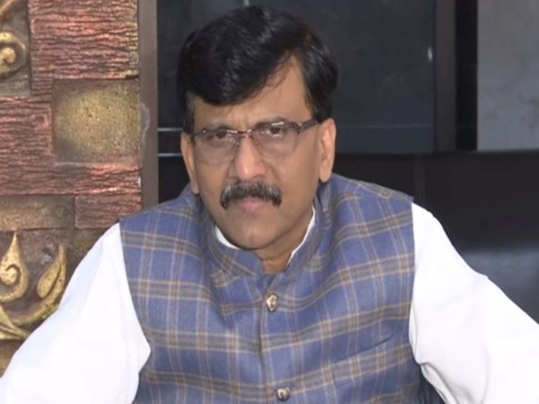 Shiv Sena leader Sanjay Raut addressing media persons in Mumbai on Friday