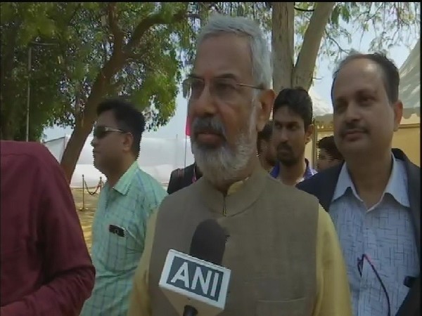 Sabarmati Ashram trustee Kartikeya Sarabhai speaking to ANI in Ahmedabad on Monday. 