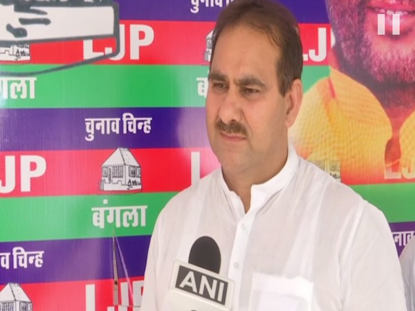 LJP leader Sanjay Saraf. (Photo/ ANI)