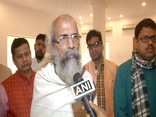 Union Minister Pratap Chandra Sarangi speaking to ANI in Bhubaneswar on Sunday. Photo/ANI