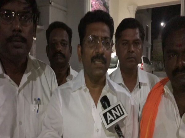 BJP Madurai president Saravanan (Photo/ANI)