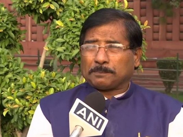 BJP MP Jagannath Sarkar talking to ANI in New Delhi on Thursday.