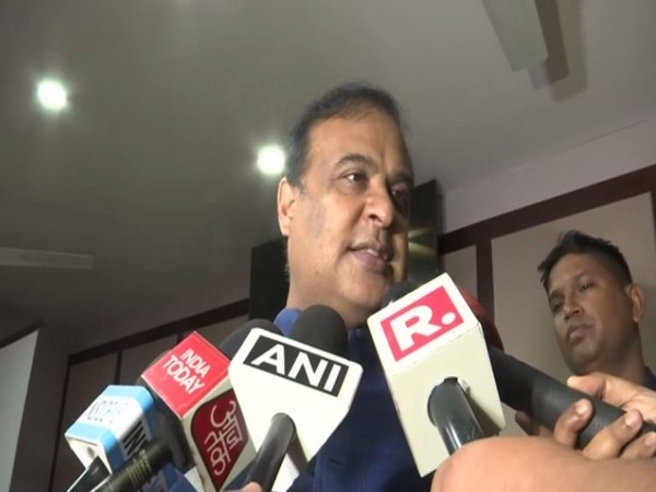 Assam Minister Himanta Biswa Sarma speaking to reporters in Guwahati on Wednesday. Photo/ANI